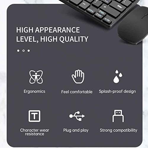 Keyboard Mouse Combos 2.4G USB Receiver Keyboard Mouse Set Cordless Keyboard and Cordless Mouse Set Cordless Keyboard and Mouse Computer Accessories - Afbeelding 6