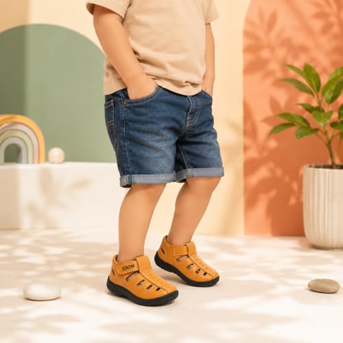 Image of ZOOM Sandals Casual Fisherman Adjustable Sporty Summer Closed Comfortable Toe Sandals with Premium PU Padding For unisex kids-pack of 1(9 Months-4.5 Years)