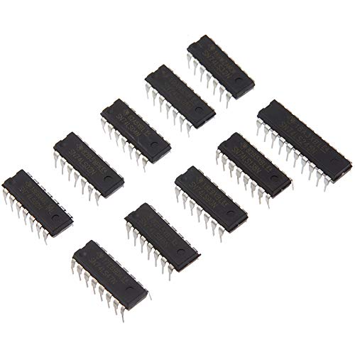 Bridgold 20Pcs 10 Types 74Lsxx Series Low-Power Schottky Logic Ic，Digital Integrated Chip，Including:74Ls00 74Ls02 74Ls04 74Ls08 74Ls32 74Ls47 74Ls86 74Ls90 74Ls138 74Ls245 Each 2 Pcs. #TOP2