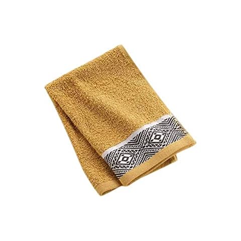 Douceur d'Intérieur Esteban Ocre Guest Towel Cover