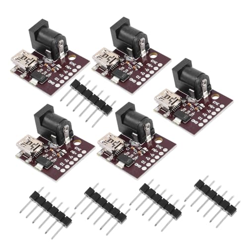 Gatuida USB Stromversorgungsgerät 5v 5 Stück Kleiner USB Ladeanschluss Mit Überlastschutz Für Elektronische Geräte