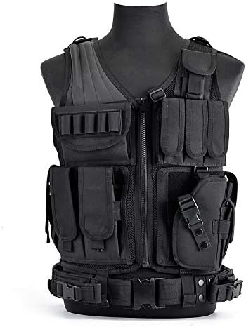 Tactical Vest, Moontie Multi-pocket SWAT Army CS Hunting Vest Camping Hiking Accessories Outdoor Hunting Hiking Camping Equipment