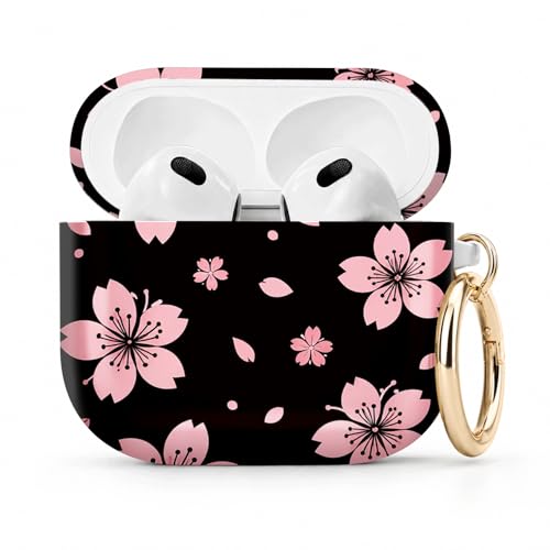 PLKTJOSA Airpod 4�P�[�X�Ή� TPU���킢���p�^�[���ی� �ϏՌ��� ���h�~�P�[�X �L�[�`�F�[�������O�t�� ���C�����X�[�d�Ή� (�s���N��)