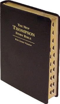 Paperback Kjv New Thompson Study Bible Black With Book