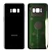 Original Replacement Back Glass Cover Back Battery Door w/Pre-Installed Adhesive Samsung Galaxy S8 OEM - All Models G950 All Carriers OEM Replacement (Black)