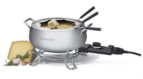 Cuisinart CFO-3SS Electric Fondue Maker, Brushed Stainless, 6.12" x 10.50" x 7.00" - Image 5
