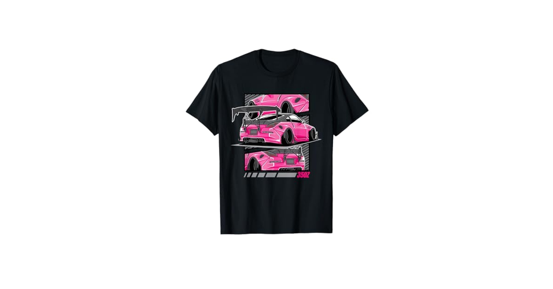 Amazon.com: JDM Z33 350 Fairlady Z Pink Illustrated Graphic