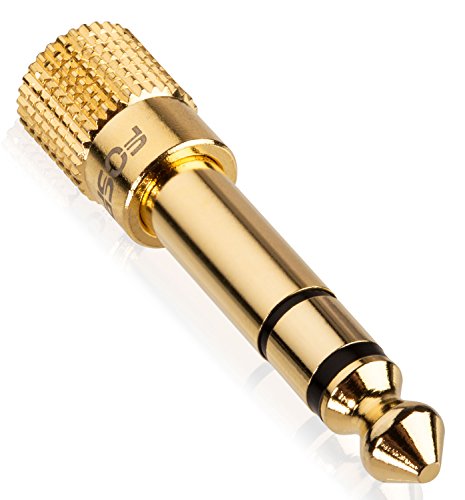 image for FosPower 6.35mm (1/4 inch) Male to 3.5mm (1/8 inch) Female 3-Conductor