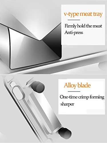 Manuell Gefrorene Fleischschneider, Allesschneider Edelstahl, Fleisch Schneidemaschine für Gefrorene Rinder- und… – Bild 7