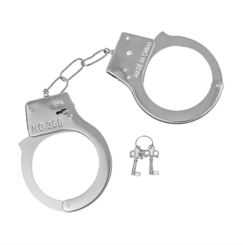 Esquentar o Clima - Algemas Metal Chaves Festas Fantasias Policial