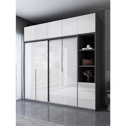 Image of CREON White Peel and Stick Wallpaper Waterproof Easy to Clean Vinyl Roll Decorative Kitchen Cabinet Table Closet (in 12X80, White Glossy WP)
