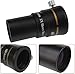 Alstar 1.25 inch 2X Short Barlow Lens, 3-Elements Fully Multi-Coated Optics Barlow Eyepiece with Brass Compression Ring for Astronomy Planetary Observation