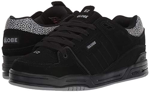 Image of Globe Men's Fusion Skate Shoe, Black /Black /3M Pebble, 6.5 Medium US