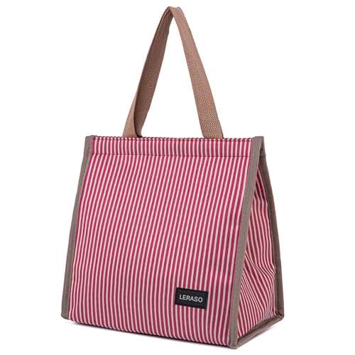 Insulated Lunch Bag for Work, 10.2'x5.9'x10.2' Oxford Waterproof Lunch Tote, Thermal Lunch Box for...