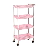 Salón de Belleza Móvil con Mango, Carrito Portátil de SPA con Rueda...