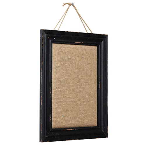 SOFE Hanging Linen Small Bulletin Board, 15.7×12 Inches Decorative Cork