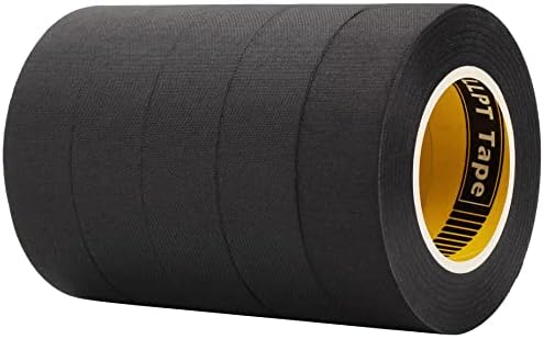 LLPT Wiring Harness Cloth Tape 5 Packs 19MM X 15M Fiber Wrapping Tape