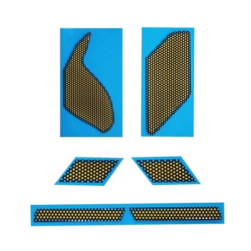 MEILVMEIJI Pegatinas de malla de alta transpirabilidad, no cubiertas de ventilación, protectores de malla de ventilación de corte de precisión para