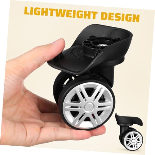 POPETPOP 8pcs Luggage Wheels Replacement Kit Heavy Duty Swivel Caster Wheels for Suitcase Easy Installation Quiet2