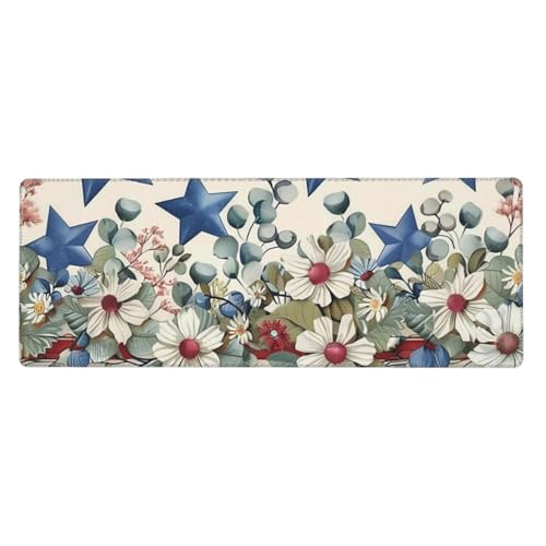 Tapis de souris de jeu grand format tapis de bureau drapeau usa