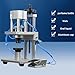 ZHIXUMM 13-20mm Professional Crimping Capping Tools,Automatic Perfume Bottle Capping Machine, Tabletop Manual Pneumatic for Collar Ring Crimping, Vial Top Crimping Glass Bottle,15MM