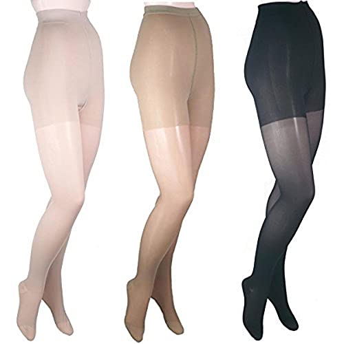 Image of ITA-MED Sheer Pantyhose Compression H150, Mixed, Queen, 3 Count