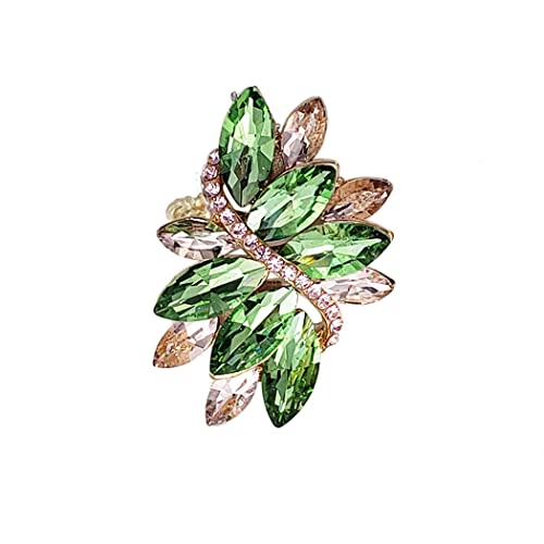 Bague de cocktail extensible femme cristaux marquis bague fantaisie ajustable