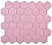 Ceramiczna mozaika sześciokątna brudny róż R10B brodzik płytki podłogowe płytki mozaikowe kuchnia łazienka podłoga MOS11H-1112-R10_f