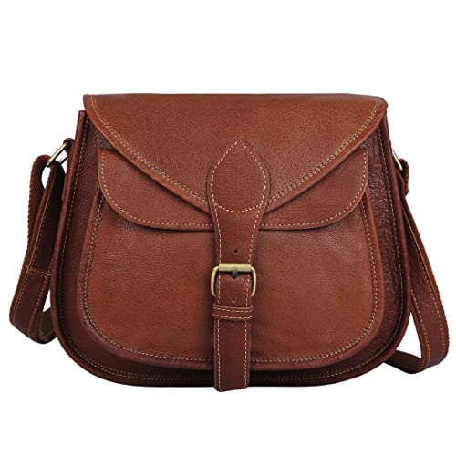 Bolso cruzado de cuero para mujer elegante y práctico miniatura 6