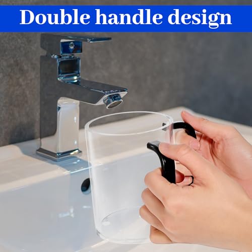 Set de 2 Vasos para Lavado de Manos Acrílico Transparente 5" miniatura 7