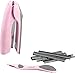 Bostitch Office Velvet Stapler Value Kit, No-Jam, Includes Staples and Magnetic Staple Remover, Pink (B326-PP-VLT-PNK)