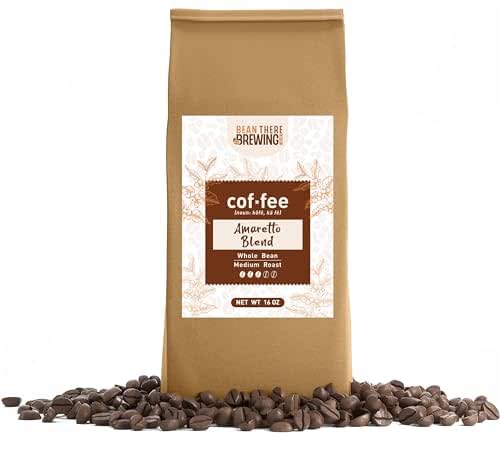 Amaretto Blend Whole Bean Coffee, Medium Roast, 1-Pound Bag