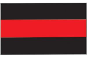 Thin Red Line Sticker: Show Your Support for Firefighters