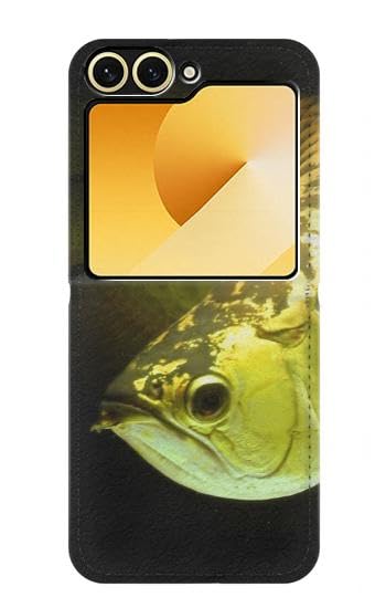 Funda de arowana dorada para Samsung Galaxy Z Flip 6 y Flip 7 FE