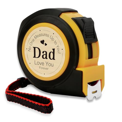 LSVGSAK Dad Gifts from Daughter Son Dad Father's Day Birthday Gifts Ideas Tape Measure 25 ft Daddy Cool Christmas Gifts for Papa Daddy Father Tool Retirement Valentines Xmas Presents