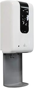 SanwaTech Automatic Hand Sanitizer Dispenser Wall Mount for Business - Touchless Hand Sanitizer Dispenser Stand W/Drip Tray - Touch Free Hand Sanitizer Dispenser Refillable (Spray Dispense)
