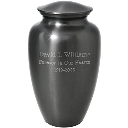 Memorial Gallery 8290A Simple Cremation Pet Urn (10", Engraved)