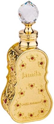 Swiss Arabian Jamila - Luxury Products From Dubai - Long Lasting And Addictive Personal Perfume Oil Fragrance - A Seductive, Signature Aroma - The Luxurious Scent Of Arabia - 0.5 Oz