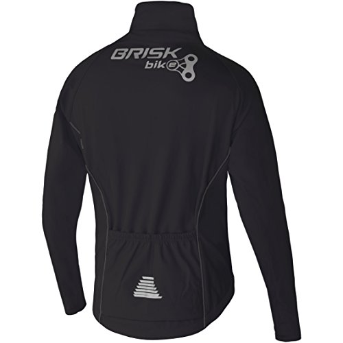 Chaqueta ciclismo hombre térmica Brisk Bike negra L miniatura 4
