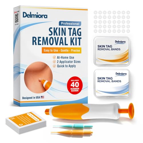 DELMIORA Premium Skin Care Kit with Precision Applicator Pen Comfort Bands & Soft Patches Gentle Home Care Set for Men & Women