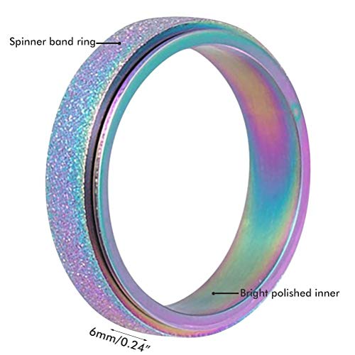 Anel de dedo de brinquedo de descompressão - Anel de ansiedade feminino Ansiedade, anel de alívio de