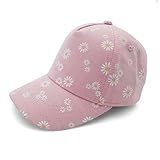 Primavera-Estate maximo Mini berretto da ragazza, con chiusura in , UV 50, Rosa pallido, 51-53