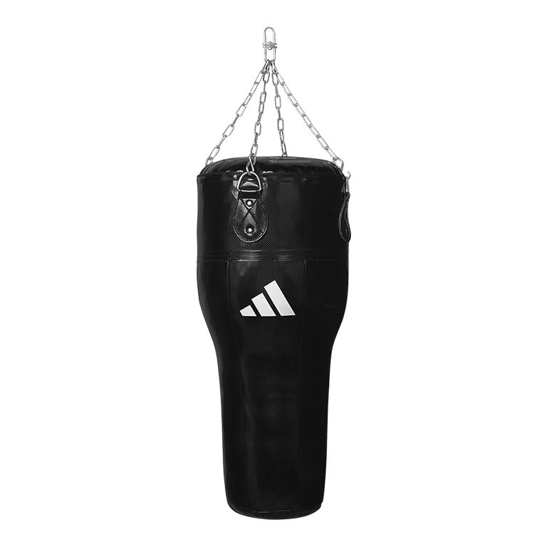 Adidas Upper Cut Sacco Angle Bag Maya Punching, Nero/Bianco, Taglia Unica