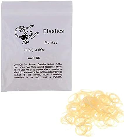 SUPERCART Orthodontic Intraoral Latex Elastics | Braces Rubber Bands & Dental Floss Tool | Bands for Teeth Gap Closure & Bite Correction (Pack of 100)