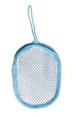Soap Saver Pouch/Loofah Body Scrubber Polisher Single Pouch Chosen from Assorted Random Colors