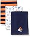 Gerber Baby Boys' 3 Pack Interlock Burp Cloth, Sports, One Size