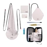 Imelod Saxophone Cleaning kit with Case for Alto Tenor Clarinet Flute and other Wind & Woodwind Struments Including Sax Cleaning Cloth(4pcs),Mouthpiece Brush(Dark Gray)