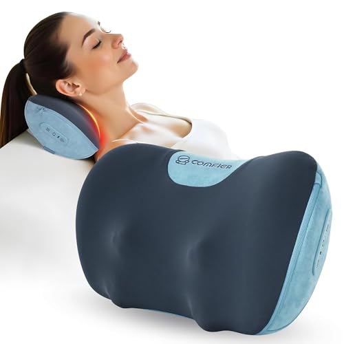 COMFIER Shiatsu Neck and Back Massager with Heat, Neck Massager Pillow with 3D Kneading Deep Tissue,