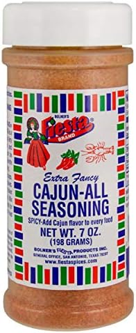 Bolner's Fiesta Brand Cajun All Purpose Seasoning, 7 Ounce Shaker (No MSG Blend)