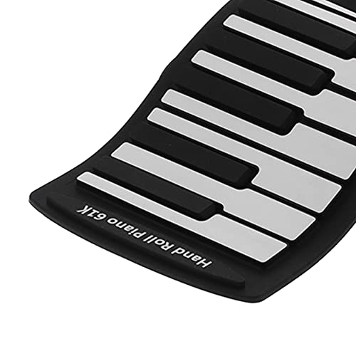 Handgerolde piano met 61 toetsen, draagbaar elektronisch keyboard met dual-range systeem 128 tonen ritmes voor kinderen… - Image 5